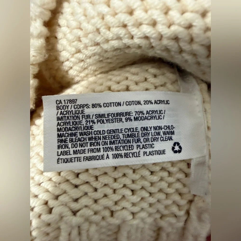 GAP Cozy Cream Kids Vest Large (10) - Picture 5 of 5